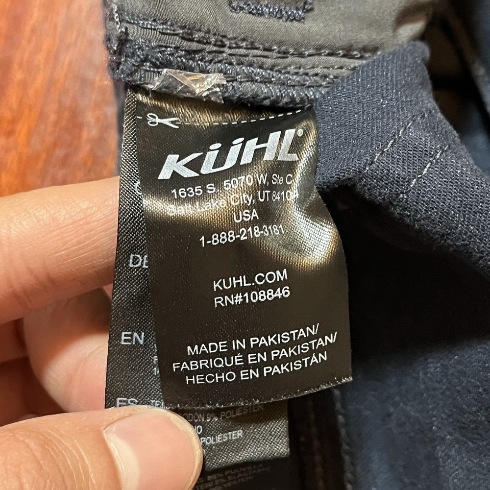 Kuhl Shorts Womens 14 Reg 7" Inseam Blue Performance Hike Outdoors Casual 6375 - Picture 5 of 11